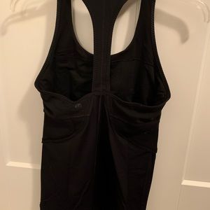 Lululemon black racerback tank